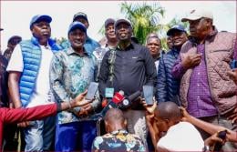 Opposition leaders in a past political rally.